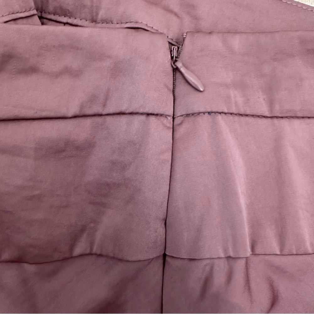 Free People Women’s Pink Satin Boho Runway Low Rise Polyester Skirt Size 6 - Picture 4 of 10